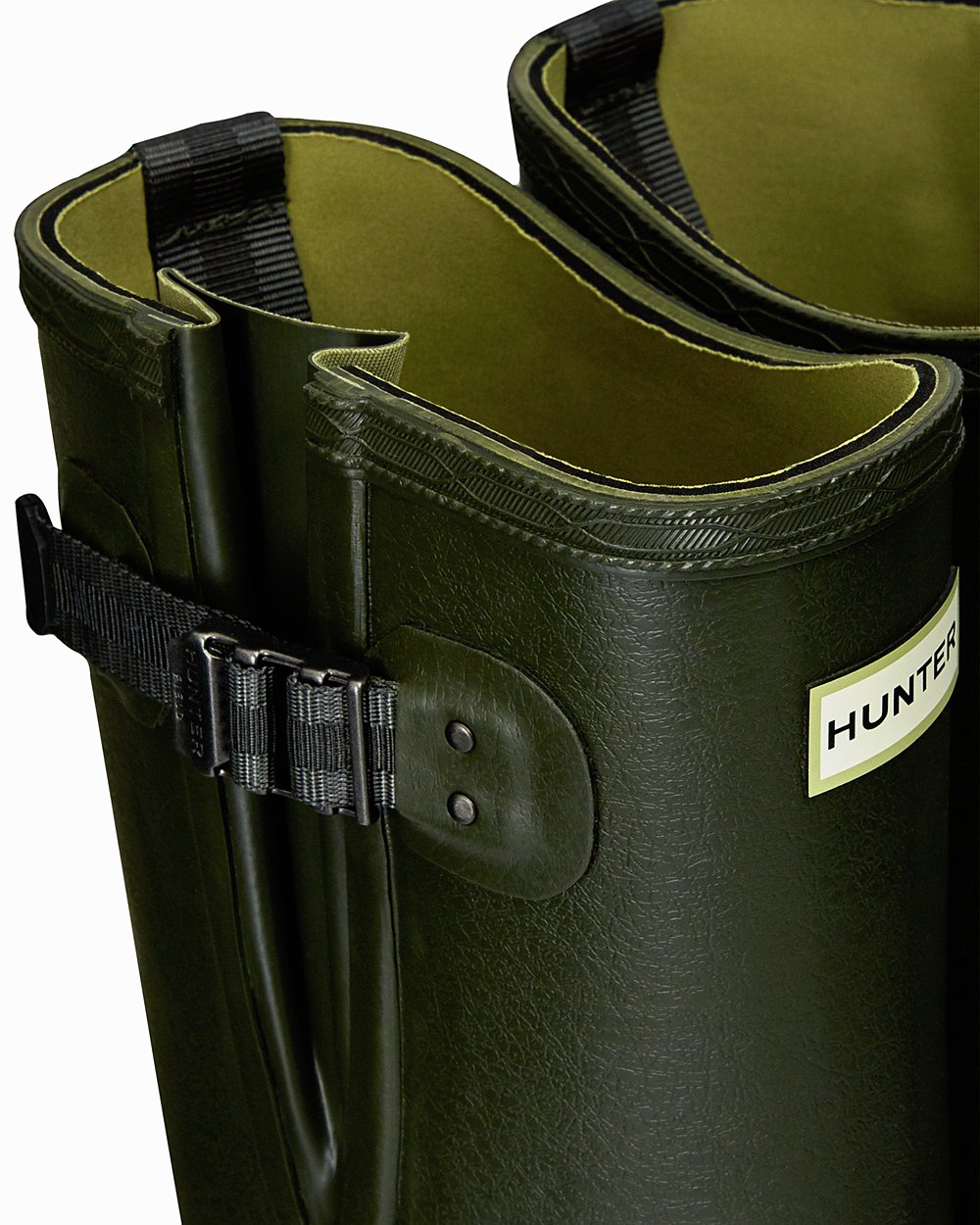 Galochas Altas Hunter Homem Verde Escuro Oliva - Balmoral Adjustable 3Mm Neoprene - 10WHUPKOQ